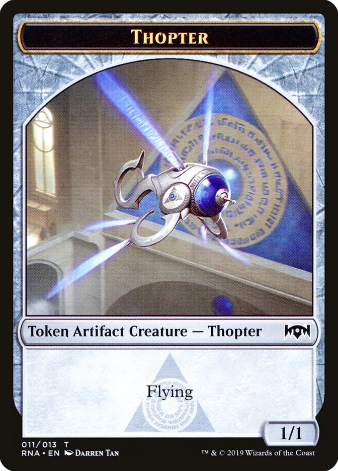 Thopter Token [Ravnica Allegiance Tokens] | Deep Dive Games St. Marys