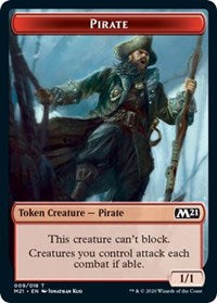 Pirate // Weird Double-Sided Token [Core Set 2021 Tokens] | Deep Dive Games St. Marys