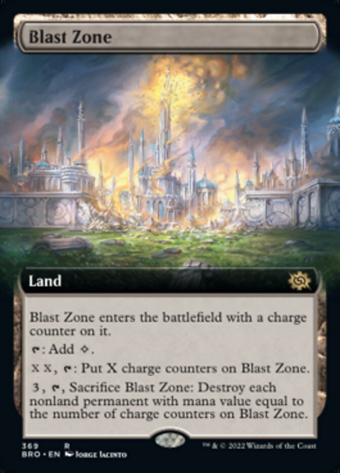 Blast Zone (Extended Art) [The Brothers' War] | Deep Dive Games St. Marys