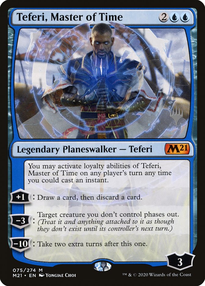 Teferi, Master of Time (Promo Pack) (075) [Core Set 2021 Promos] | Deep Dive Games St. Marys