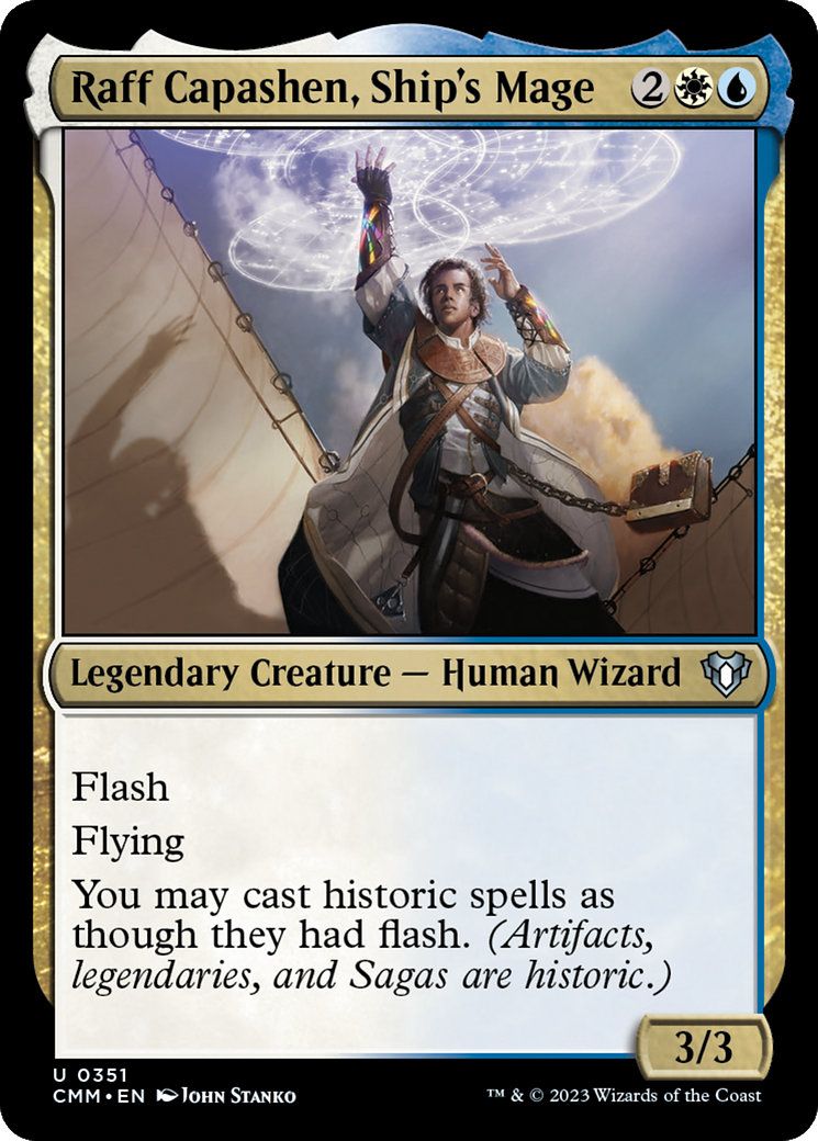 Raff Capashen, Ship's Mage [Commander Masters] | Deep Dive Games St. Marys
