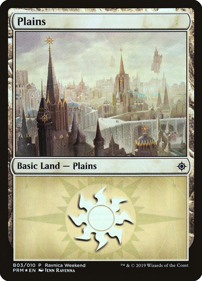 Plains (B03) [Ravnica Allegiance Guild Kit] | Deep Dive Games St. Marys