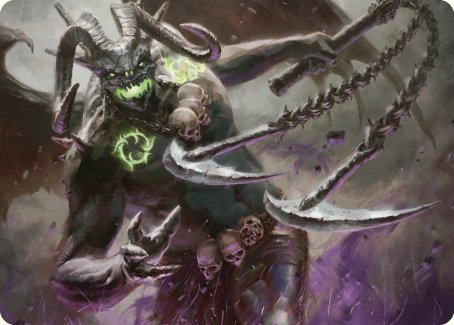 Archfiend of Despair Art Card [Commander Masters Art Series] | Deep Dive Games St. Marys