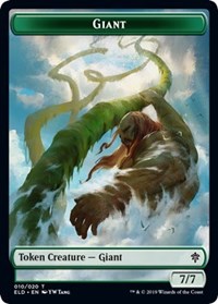 Giant // Food (17) Double-Sided Token [Throne of Eldraine Tokens] | Deep Dive Games St. Marys