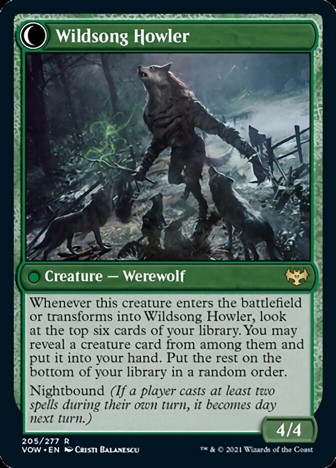 Howlpack Piper // Wildsong Howler [Innistrad: Crimson Vow] | Deep Dive Games St. Marys