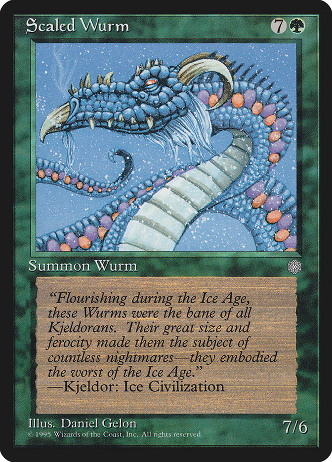 Scaled Wurm [Ice Age] | Deep Dive Games St. Marys