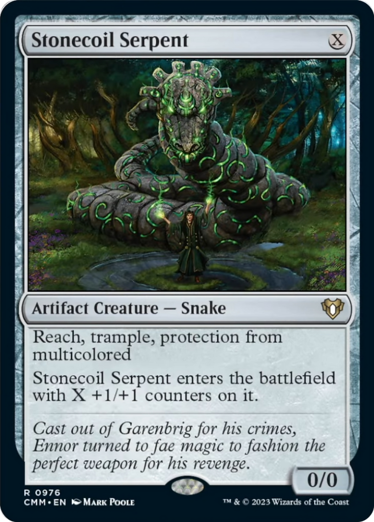 Stonecoil Serpent [Commander Masters] | Deep Dive Games St. Marys