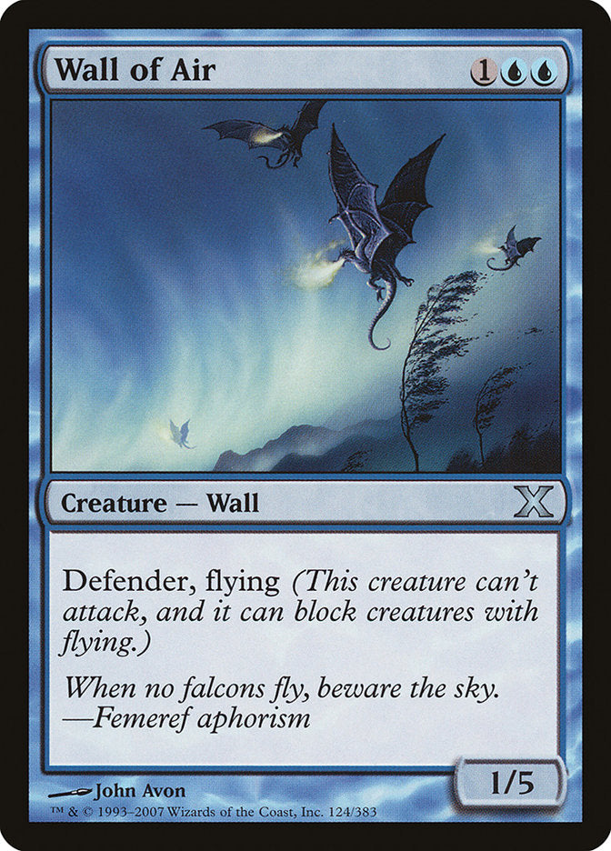 Wall of Air [Tenth Edition] | Deep Dive Games St. Marys