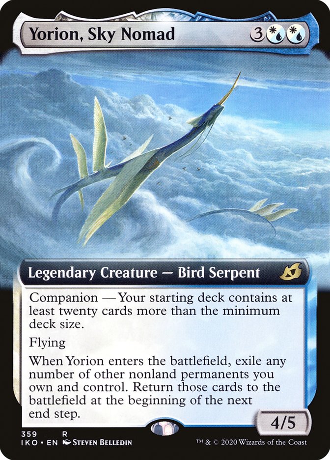 Yorion, Sky Nomad (Extended Art) [Ikoria: Lair of Behemoths] | Deep Dive Games St. Marys