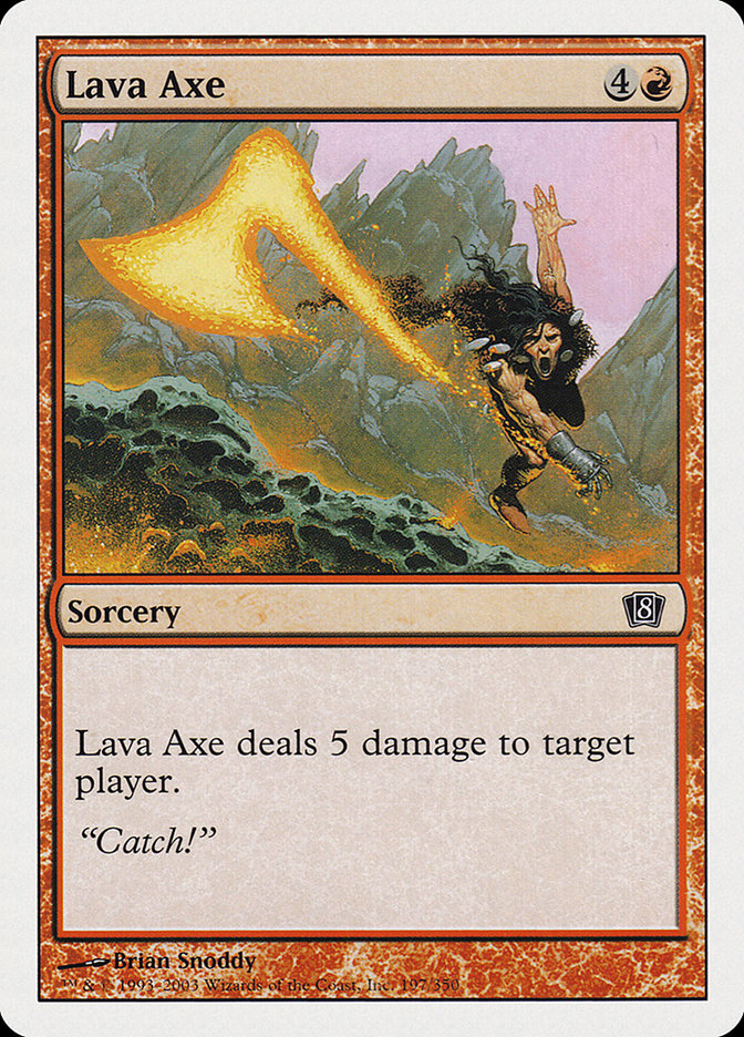 Lava Axe [Eighth Edition] | Deep Dive Games St. Marys