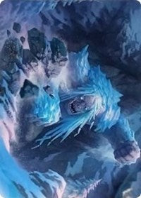 Icehide Troll Art Card [Kaldheim Art Series] | Deep Dive Games St. Marys