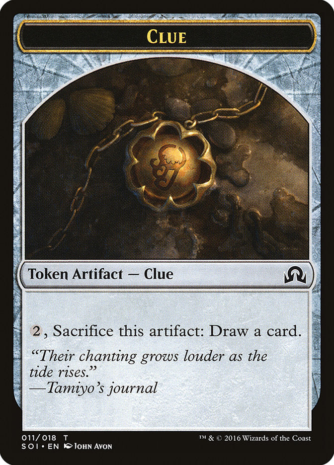 Clue Token (011/018) [Shadows over Innistrad Tokens] | Deep Dive Games St. Marys