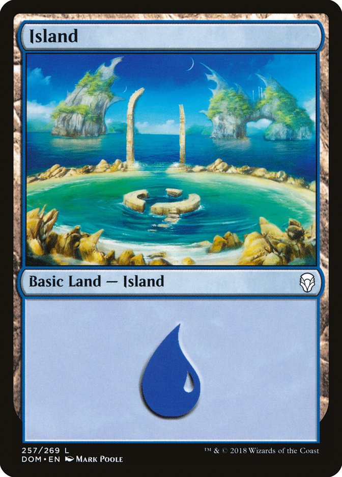 Island (257) [Dominaria] | Deep Dive Games St. Marys