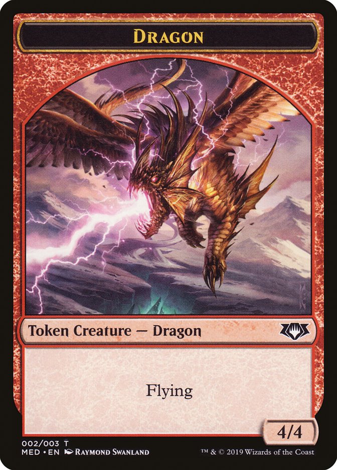 Dragon Token [Mythic Edition Tokens] | Deep Dive Games St. Marys