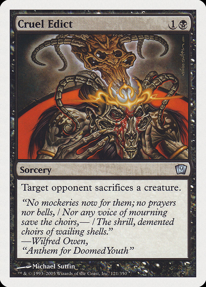 Cruel Edict [Ninth Edition] | Deep Dive Games St. Marys