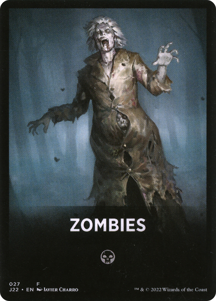 Zombies Theme Card [Jumpstart 2022 Front Cards] | Deep Dive Games St. Marys