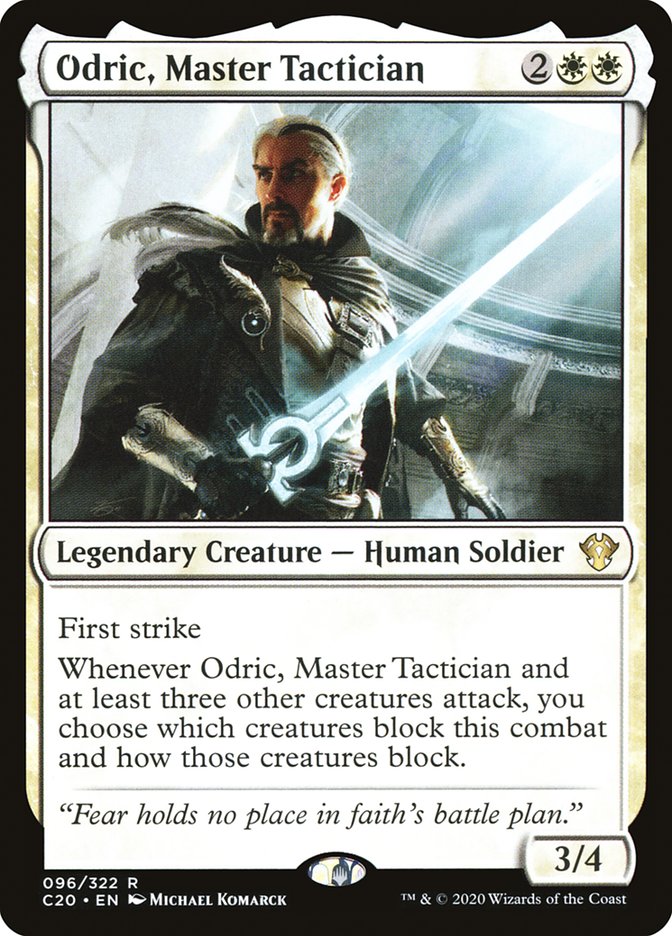 Odric, Master Tactician [Commander 2020] | Deep Dive Games St. Marys