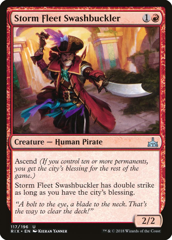 Storm Fleet Swashbuckler [Rivals of Ixalan] | Deep Dive Games St. Marys