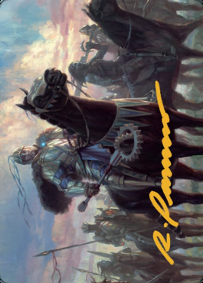 Shanid, Sleepers' Scourge Art Card (Gold-Stamped Signature) [Dominaria United Art Series] | Deep Dive Games St. Marys