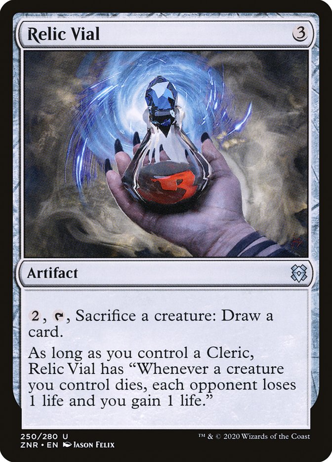 Relic Vial [Zendikar Rising] | Deep Dive Games St. Marys