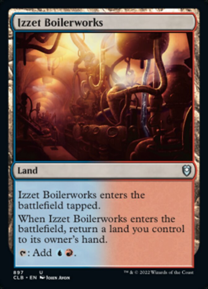 Izzet Boilerworks [Commander Legends: Battle for Baldur's Gate] | Deep Dive Games St. Marys