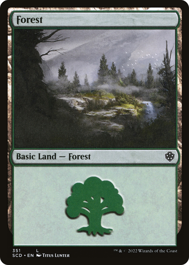 Forest (351) [Starter Commander Decks] | Deep Dive Games St. Marys