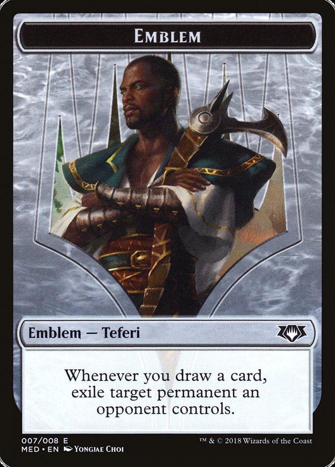 Teferi, Hero of Dominaria Emblem [Mythic Edition Tokens] | Deep Dive Games St. Marys