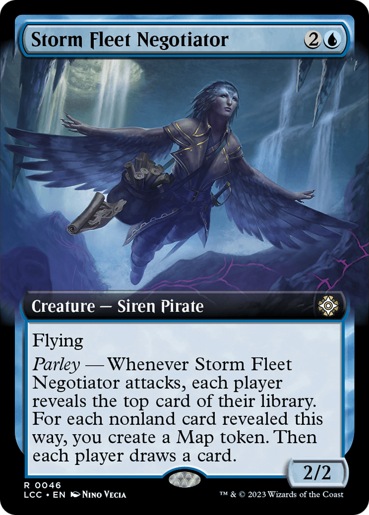 Storm Fleet Negotiator (Extended Art) [The Lost Caverns of Ixalan Commander] | Deep Dive Games St. Marys