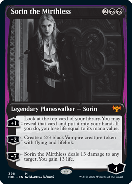 Sorin the Mirthless [Innistrad: Double Feature] | Deep Dive Games St. Marys