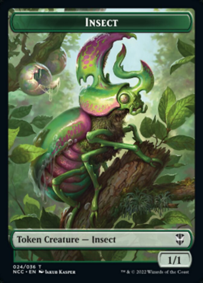 Ogre // Insect Double-Sided Token [Streets of New Capenna Commander Tokens] | Deep Dive Games St. Marys