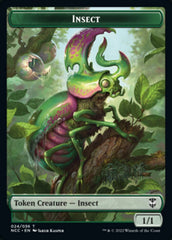 Ogre // Insect Double-Sided Token [Streets of New Capenna Commander Tokens] | Deep Dive Games St. Marys