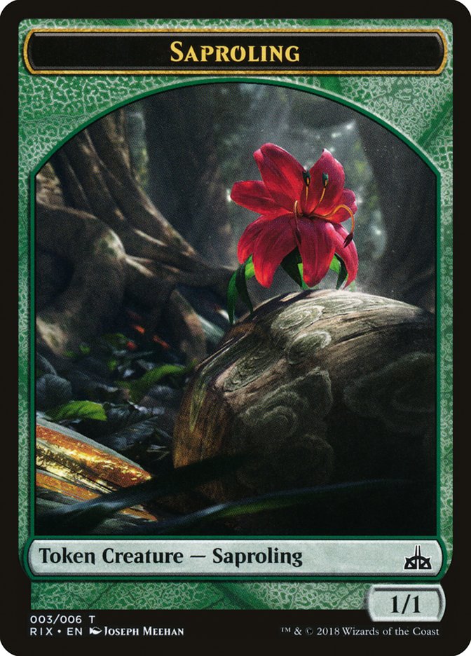 Saproling Token [Rivals of Ixalan Tokens] | Deep Dive Games St. Marys