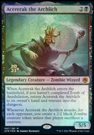 Acererak the Archlich [Dungeons & Dragons: Adventures in the Forgotten Realms Prerelease Promos] | Deep Dive Games St. Marys