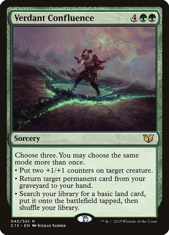 Verdant Confluence [Commander 2015] | Deep Dive Games St. Marys