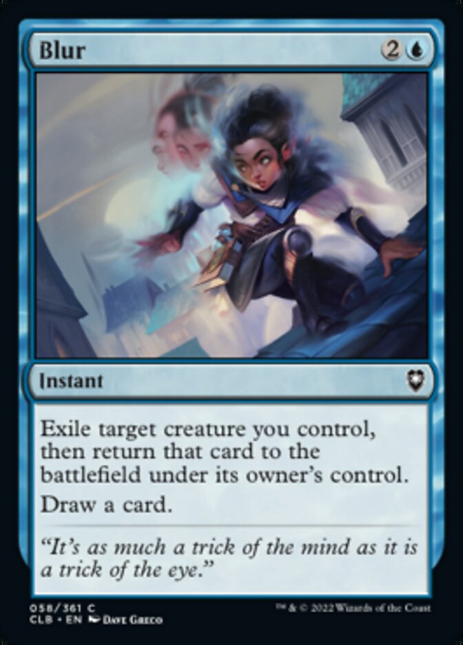 Blur [Commander Legends: Battle for Baldur's Gate] | Deep Dive Games St. Marys