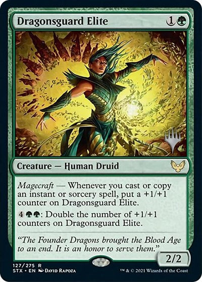 Dragonsguard Elite (Promo Pack) [Strixhaven: School of Mages Promos] | Deep Dive Games St. Marys