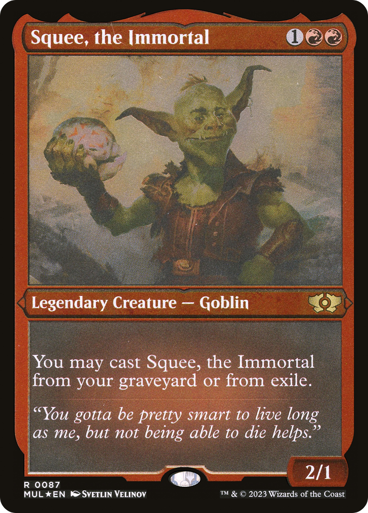 Squee, the Immortal (Foil Etched) [Multiverse Legends] | Deep Dive Games St. Marys