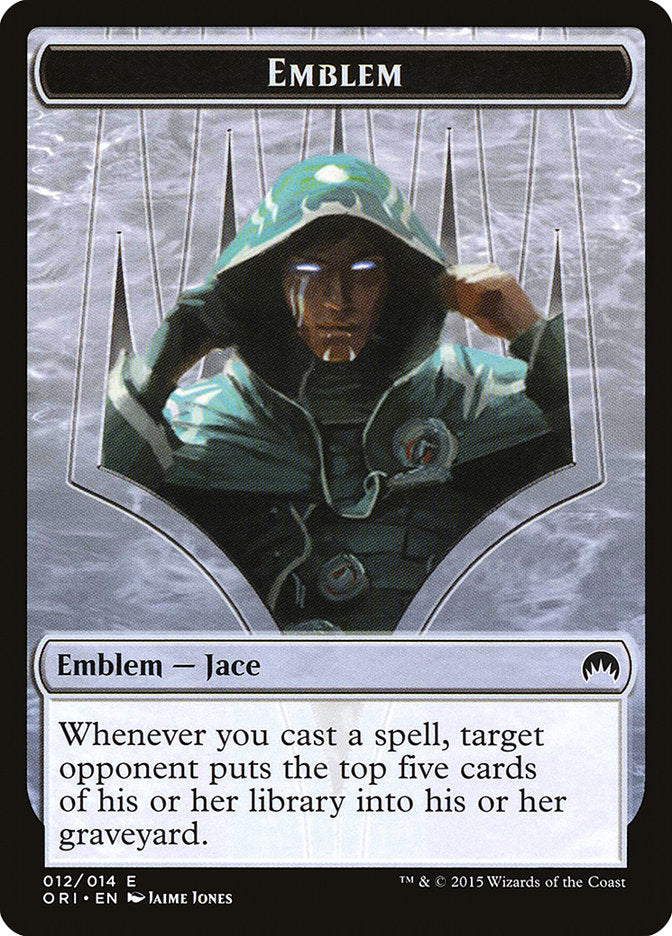 Jace, Telepath Unbound Emblem [Magic Origins Tokens] | Deep Dive Games St. Marys