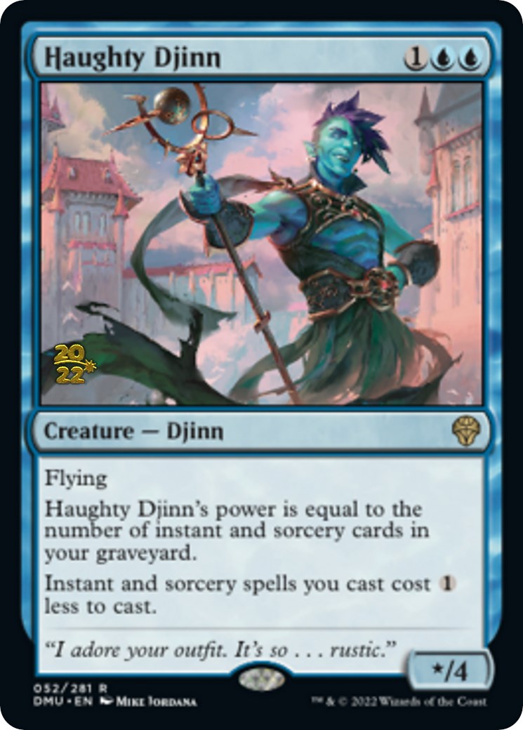 Haughty Djinn [Dominaria United Prerelease Promos] | Deep Dive Games St. Marys