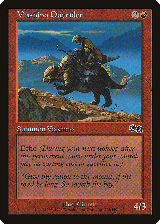 Viashino Outrider [Urza's Saga] | Deep Dive Games St. Marys