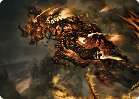 Pyre Spawn Art Card [Innistrad: Crimson Vow Art Series] | Deep Dive Games St. Marys
