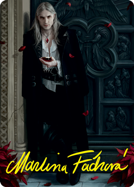 Sorin the Mirthless 1 Art Card (Gold-Stamped Signature) [Innistrad: Crimson Vow Art Series] | Deep Dive Games St. Marys