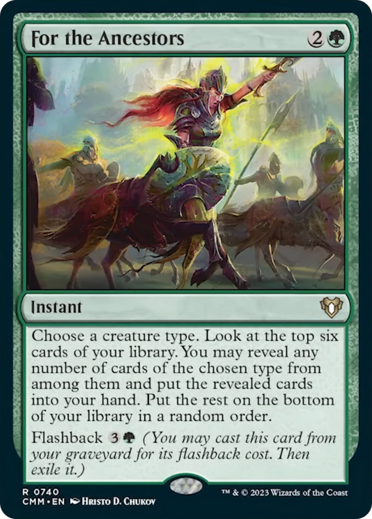 For the Ancestors [Commander Masters] | Deep Dive Games St. Marys
