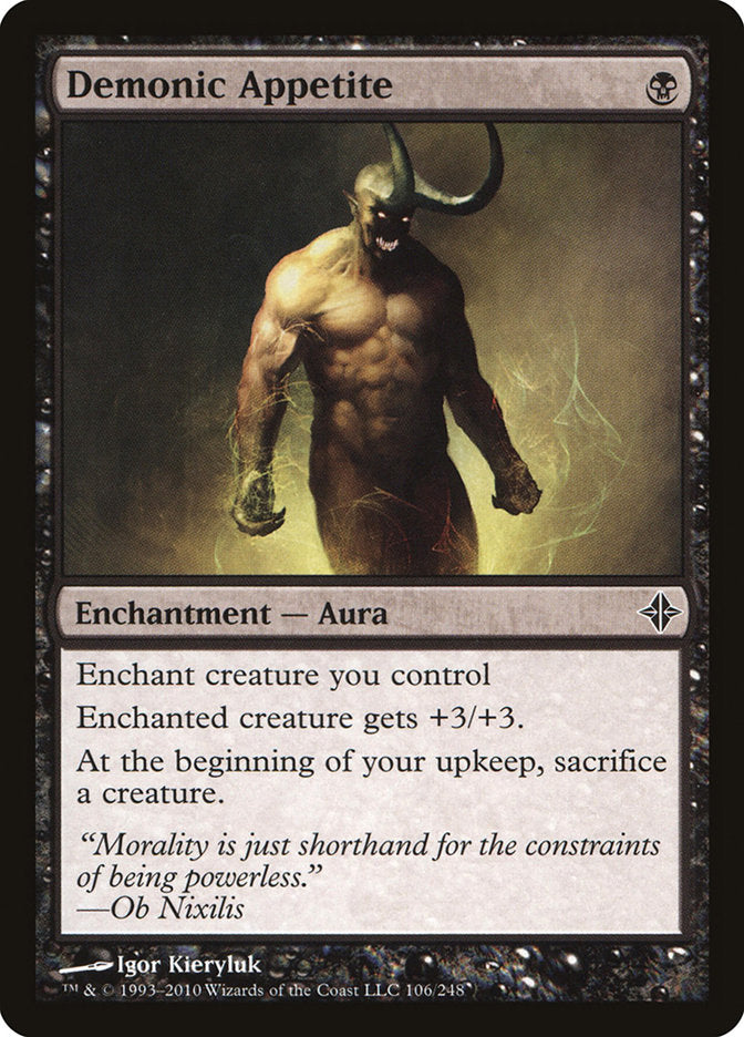 Demonic Appetite [Rise of the Eldrazi] | Deep Dive Games St. Marys
