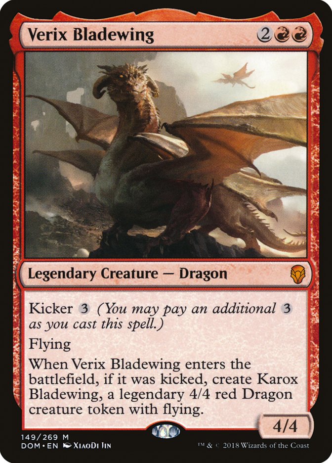 Verix Bladewing [Dominaria] | Deep Dive Games St. Marys