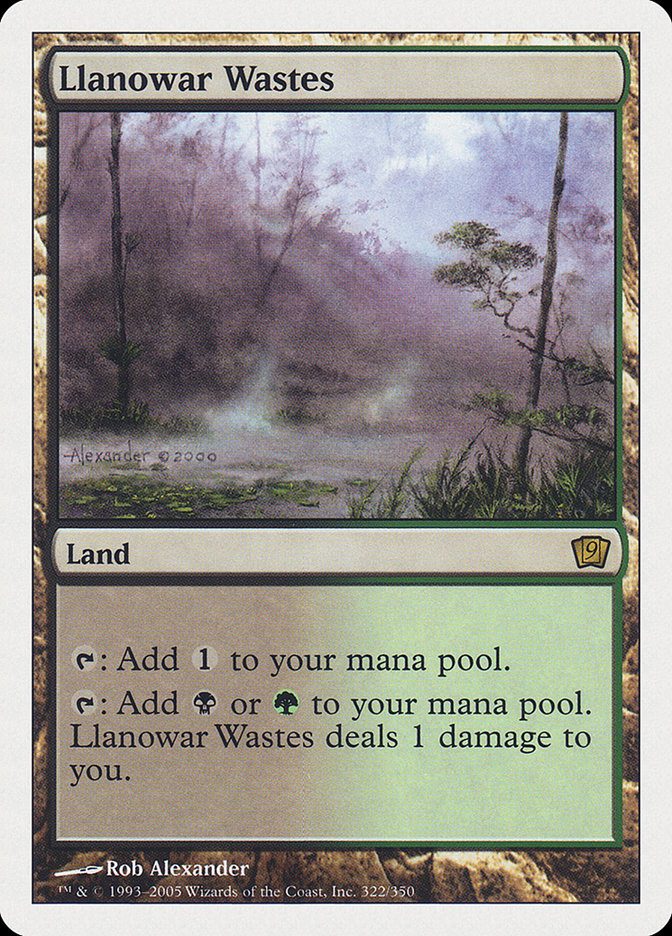Llanowar Wastes [Ninth Edition] | Deep Dive Games St. Marys