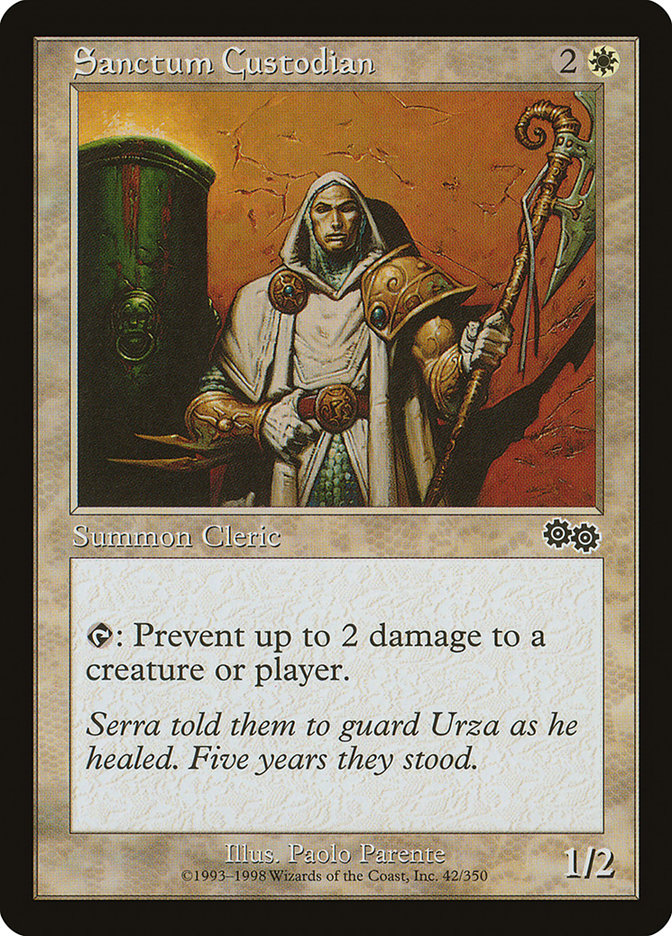 Sanctum Custodian [Urza's Saga] | Deep Dive Games St. Marys