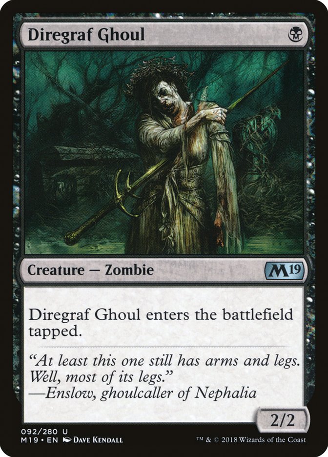 Diregraf Ghoul [Core Set 2019] | Deep Dive Games St. Marys