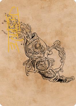 Decanter of Endless Water Art Card (Gold-Stamped Signature) [Commander Legends: Battle for Baldur's Gate Art Series] | Deep Dive Games St. Marys