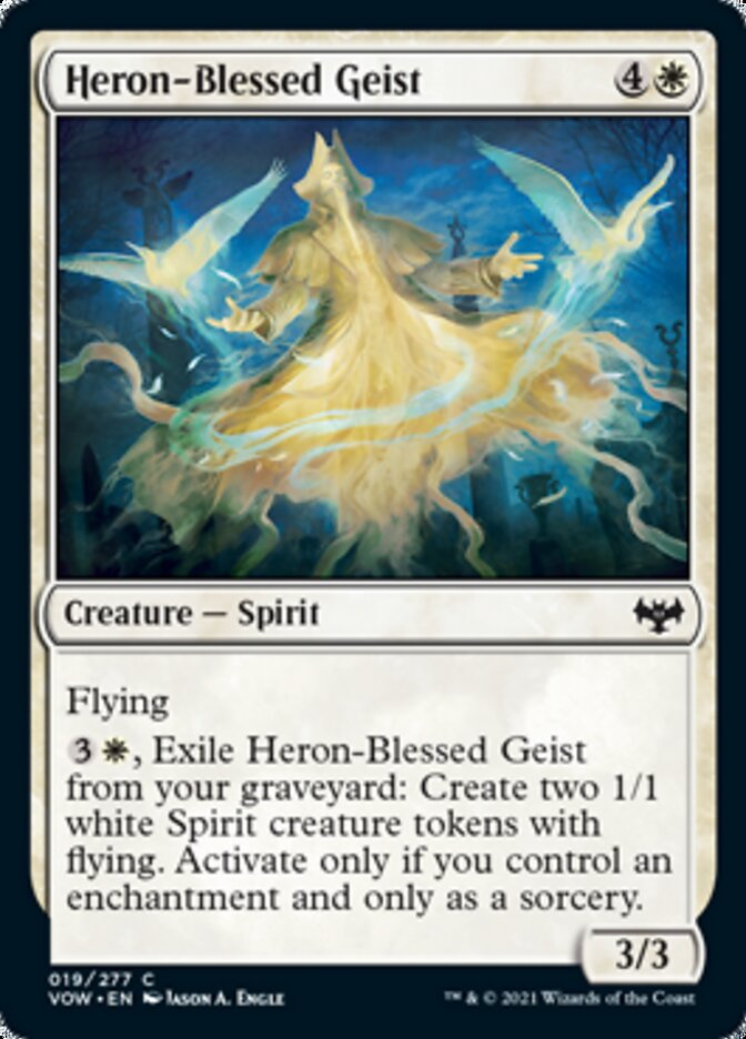 Heron-Blessed Geist [Innistrad: Crimson Vow] | Deep Dive Games St. Marys